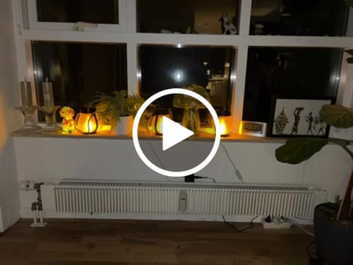Customer video review of Glødflamme – lanternen med den evige flamme