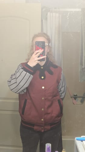 Customer photo review of Crimson Fan Jacket Preorder