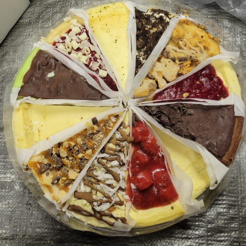 Customer photo review of Ultimate Cheesecake Sampler