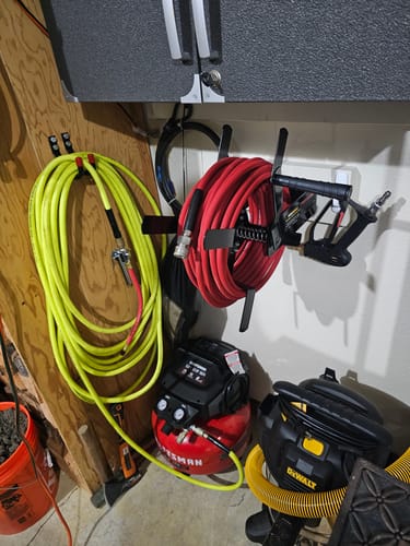 Customer photo review of QC Installed Pressure Washer Hose 1/4" x 50FT
