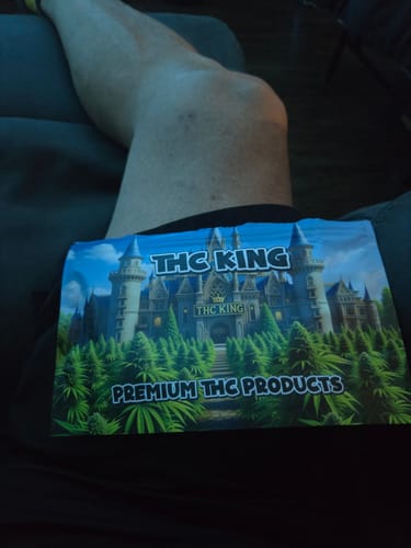 Customer photo review of Black Ice THCA Flower Ounce (28g)