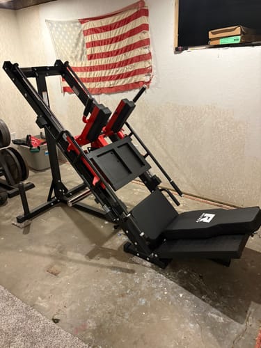 Customer photo review of RitFit BLP01 45 Degree 3-In-1 Leg Press Hack Squat and Calf Raise Machine