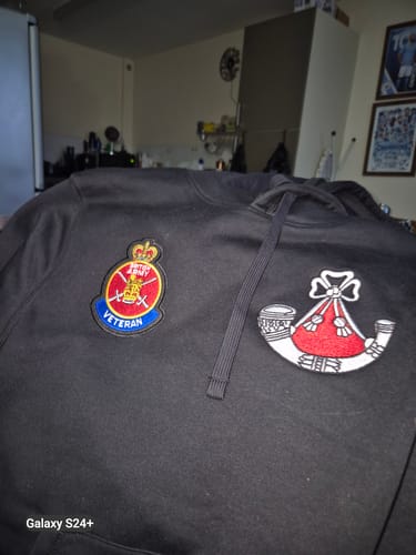 Customer photo review of Light Infantry Hoodie