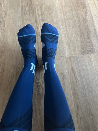 Kundenbewertung mit Foto zu Kompressionssocken Sport