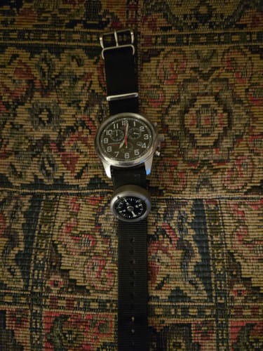 Customer photo review of W.O.E. Submersible Wrist Compass 2.0