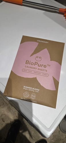 Customer photo review of BioPure Eco-Friendly Laundry Sheets - Up To 60 Washes