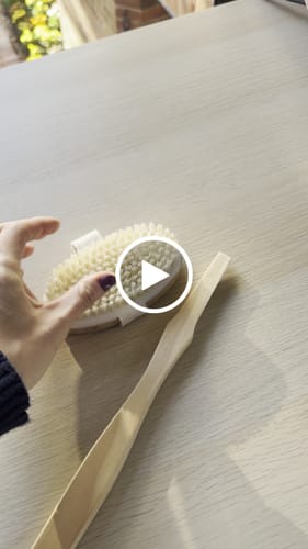 Customer video review of Cepillo para Cepillado en seco