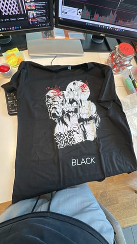Customer photo review of Ninja Scroll — Jubei Kibagami Retro Tee