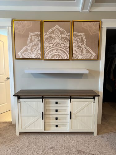 Customer photo review of SERENE MANDALA CANVAS