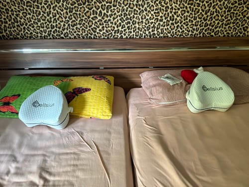 Customer photo review of Waschbarer Ersatzbezug - Cellsius Kniekissen