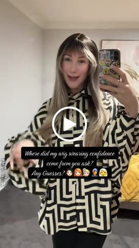 Customer video review of Get the Influencer Look: Wig With Bangs DELLA