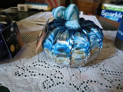 Customer photo review of Summer Beachy Squat Pumpkin