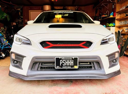 Customer photo review of 2018-21 Subaru WRX / STi VRS Style Front Splitter Lip Ground Effect