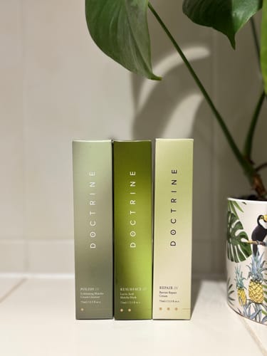 Customer photo review of Three-Step Matcha Power Peel