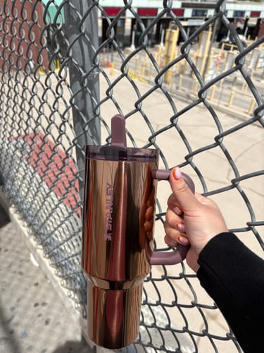 Customer photo review of Stanley Quencher ProTour Flip Straw Tumbler Polished Rose Gold | 1.18L