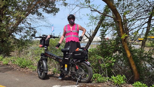Customer photo review of Wallke H9/H7/X3 dedicated camel bag, carrying 12L items