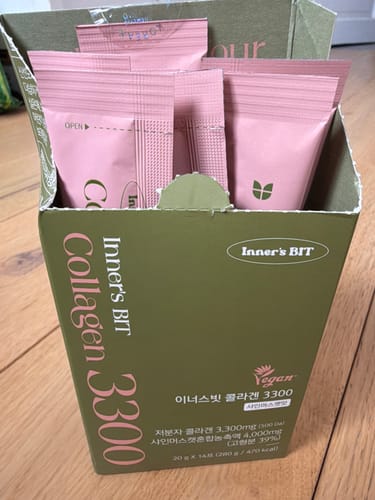 Customer photo review of Mizon - Gelée de collagène végétal au raisin Inner’sBit - 14 sticks