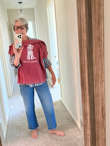 Customer photo review of Doodle Howdy Doodle T-Shirt