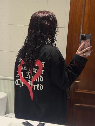 Customer photo review of SKZ World Tour Dominate: celebrATE BANG CHAN Denim Jacket