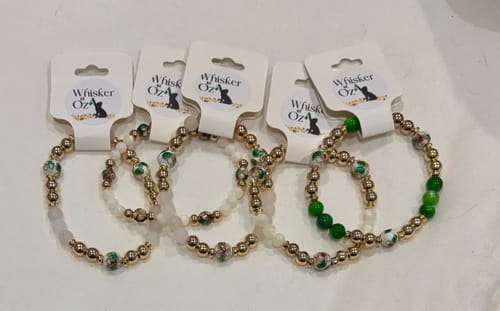 Customer photo review of Cloisonne Beads Pack of 20 - White Multi