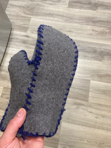 Customer photo review of 5mm Thick 100% Wool Designer Felt By Foot - Regular Collection