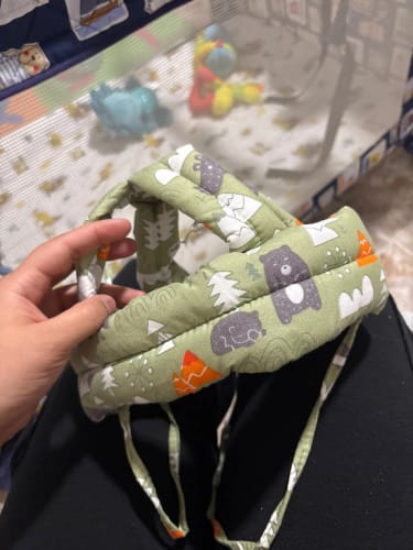 Customer photo review of Gorro protector antigolpes para bebé