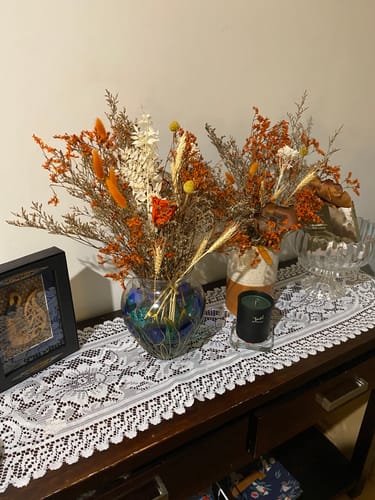 Customer photo review of Orange Blossom Bouquet