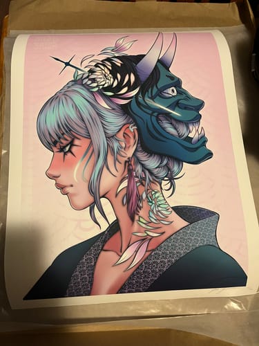 Customer photo review of HAZAMA 狭間 - Limited Edition Print