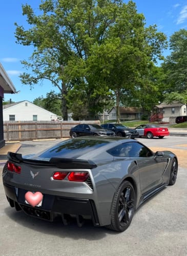 Customer photo review of Corvette C7 Stage 2 Rear Spoiler Wing
