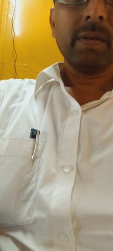 Customer photo review of Double Delight White Shirts - 2 Pcs Combo Pack