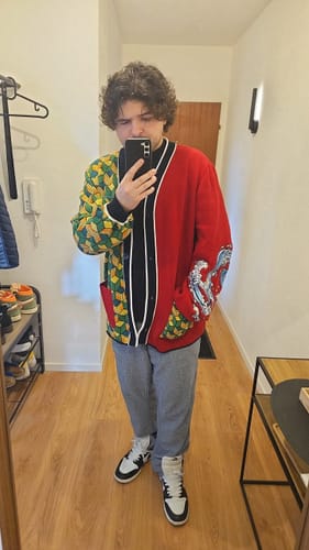 Customer photo review of Waves Cardigan Preorder