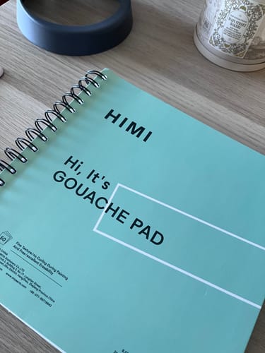 Customer photo review of Himi Gouache Pad - Croquera 20 x 20 cm 160 gm2