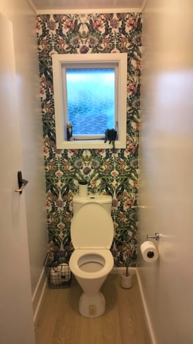 Customer photo review of Marimo - Botanical and Birds Wallpaper - White - Last 9 Rolls