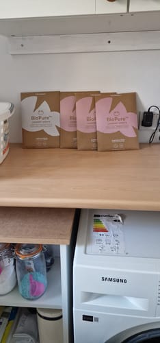 Customer photo review of BioPure Eco-Friendly Laundry Sheets - Up To 60 Washes