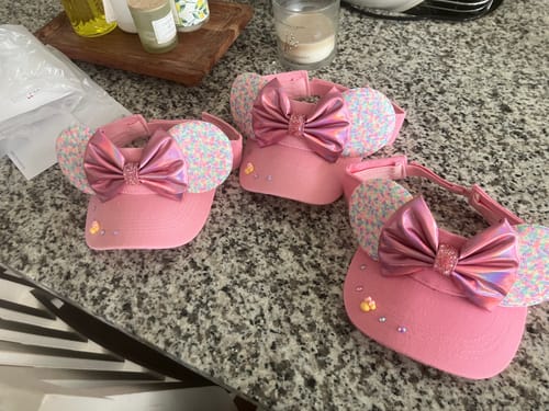 Customer photo review of Confetti Mickey Visor