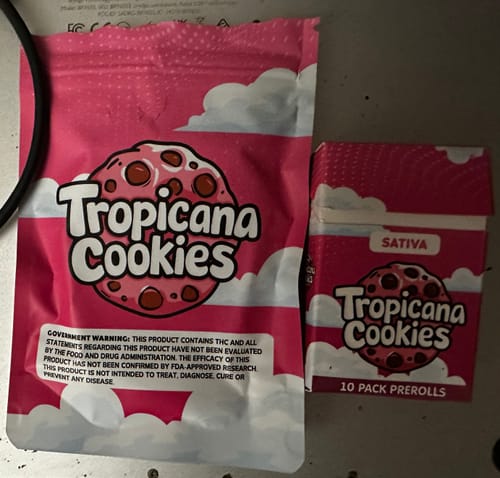 Customer photo review of Tropicana Cookies - Pack of Pre-Rolls (10 Pack) - Sativa