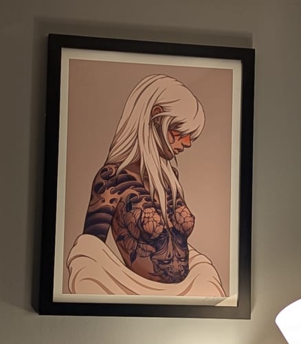 Customer photo review of UTSUROI 移ろい- Limited Edition Print