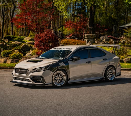 Customer photo review of 2022-Up Subaru WRX JDM CS Package Front Bumper Lip Splitter