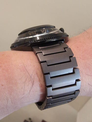 Customer photo review of Brown Metal Band for the Brown Z