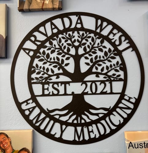 Customer photo review of Established Family Tree Name Sign - Family Tree Wall Decor Last Name Signs for Home