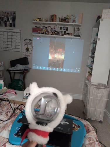 Customer photo review of Cute Kpop Lightstick Cover