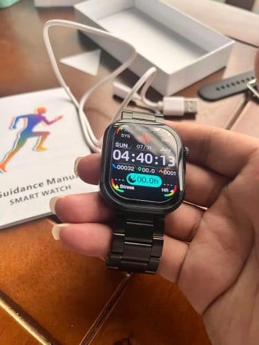 Customer photo review of 2026 New Professional ECG Monitoring Smart Watch Men Blood Pressure Blood Analysis Uric Acid BMI Body Analysis Smartwatch Women