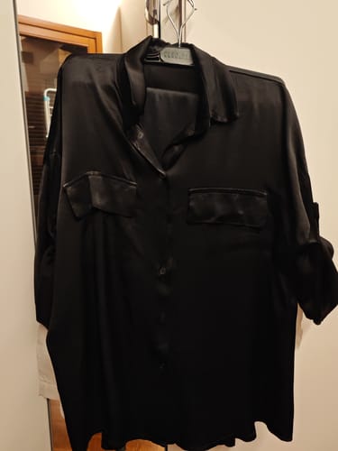 Customer photo review of Pantalone palazzo in viscosa