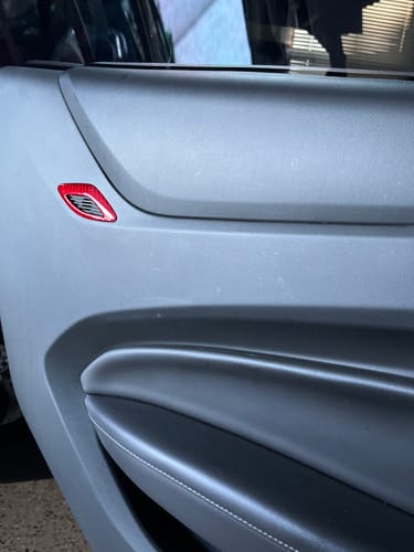 Customer photo review of 2016-2024 Camaro Real Carbon Fiber small door speaker trim cover