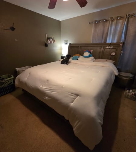 Customer photo review of MarshMellow Comforter
