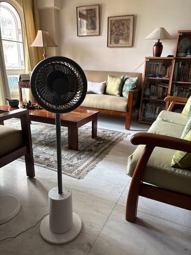 Customer photo review of HALO v2 | 3D Air Circulation Fan with Mood Lamp