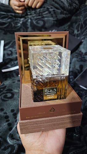 Customer photo review of Lattafa Khamrah Qahwa Eau De Parfum For Unisex