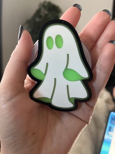 Customer photo review of Ghost Phone Charm