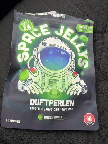 Kundenbewertung mit Foto zu THC Spacejellies Vollspektrum