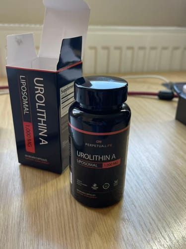 Customer photo review of Urolithin A 1,000mg Liposomal Mitochondrial Formula